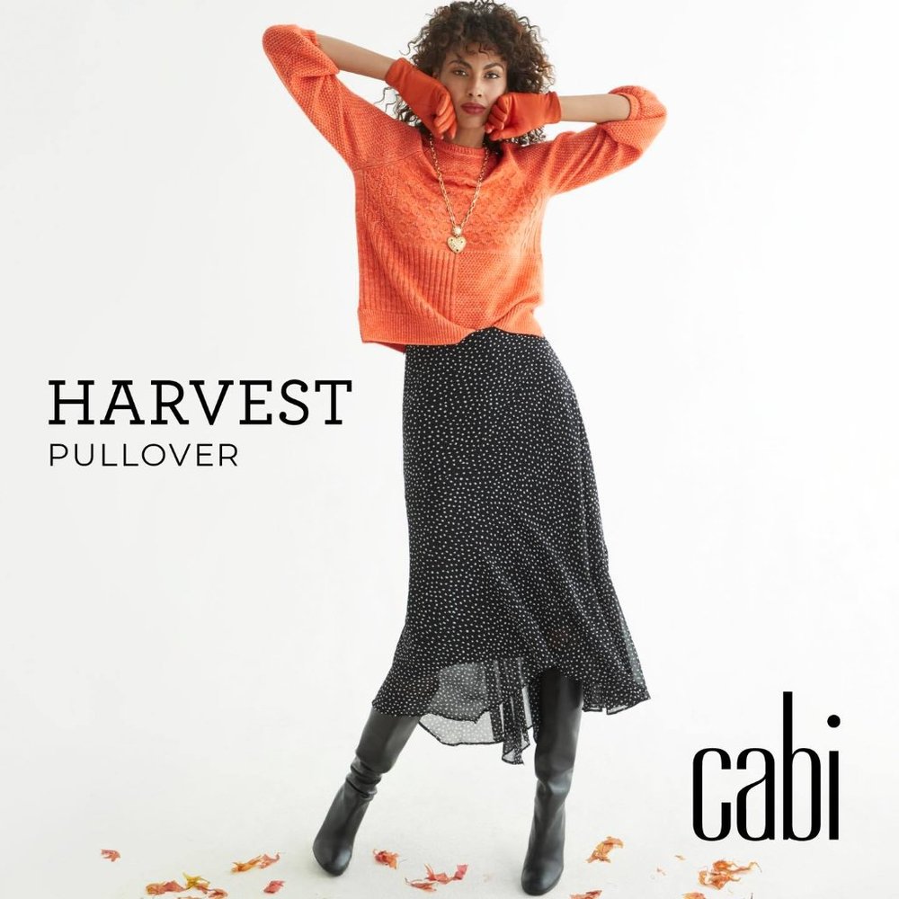 CAbi harvest orange pullover